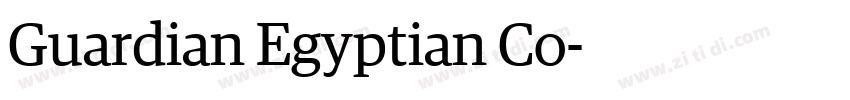 Guardian Egyptian Co字体转换 Guardian Egyptian Co字体转换
